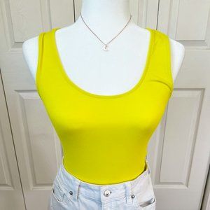 Zara Neon Yellow Bodysuit
